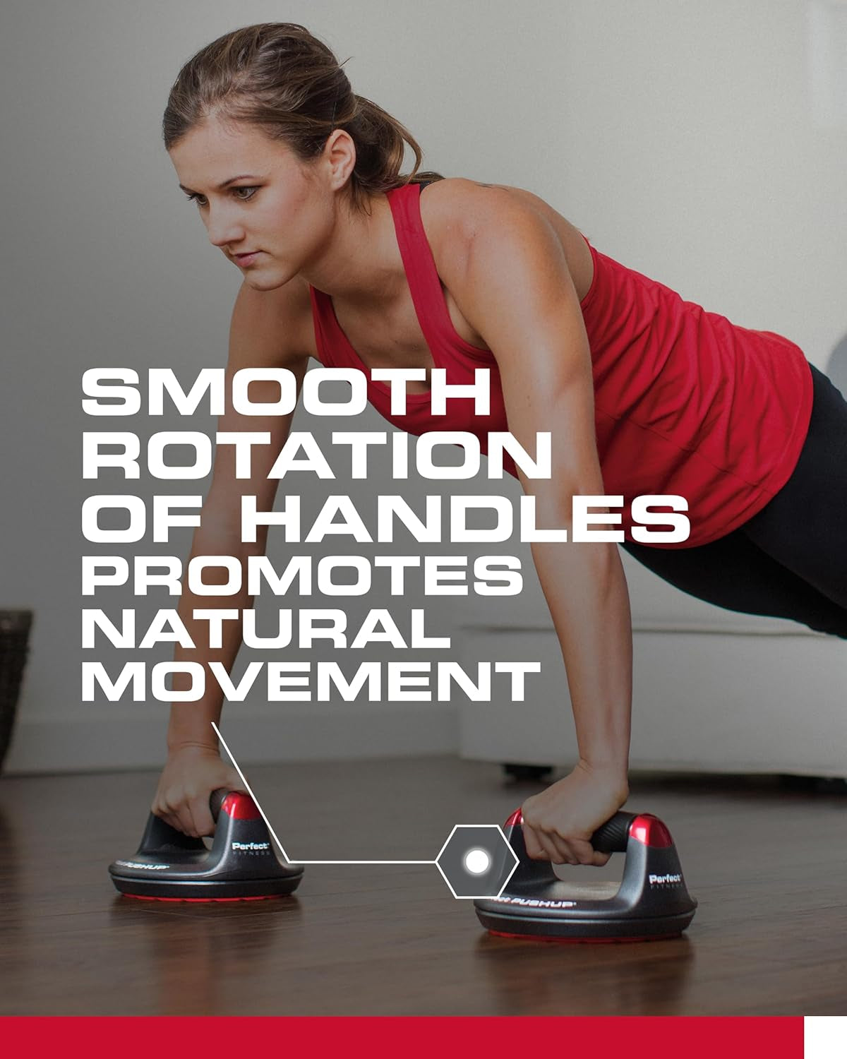 Perfect Pushup Elite with Rotating Handle Design