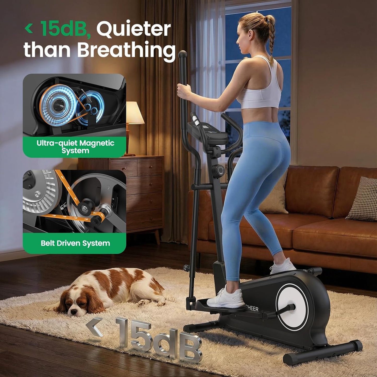 ANCHEER Elliptical Exercise Machine