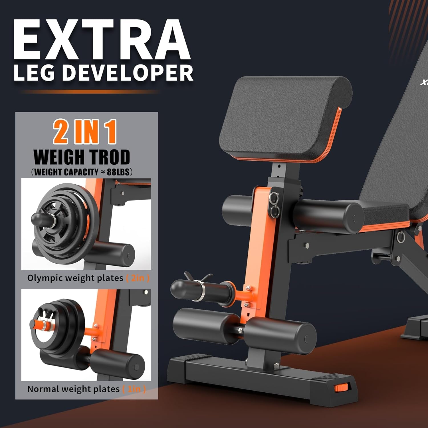 XCHIEF Adjustable Weight Bench