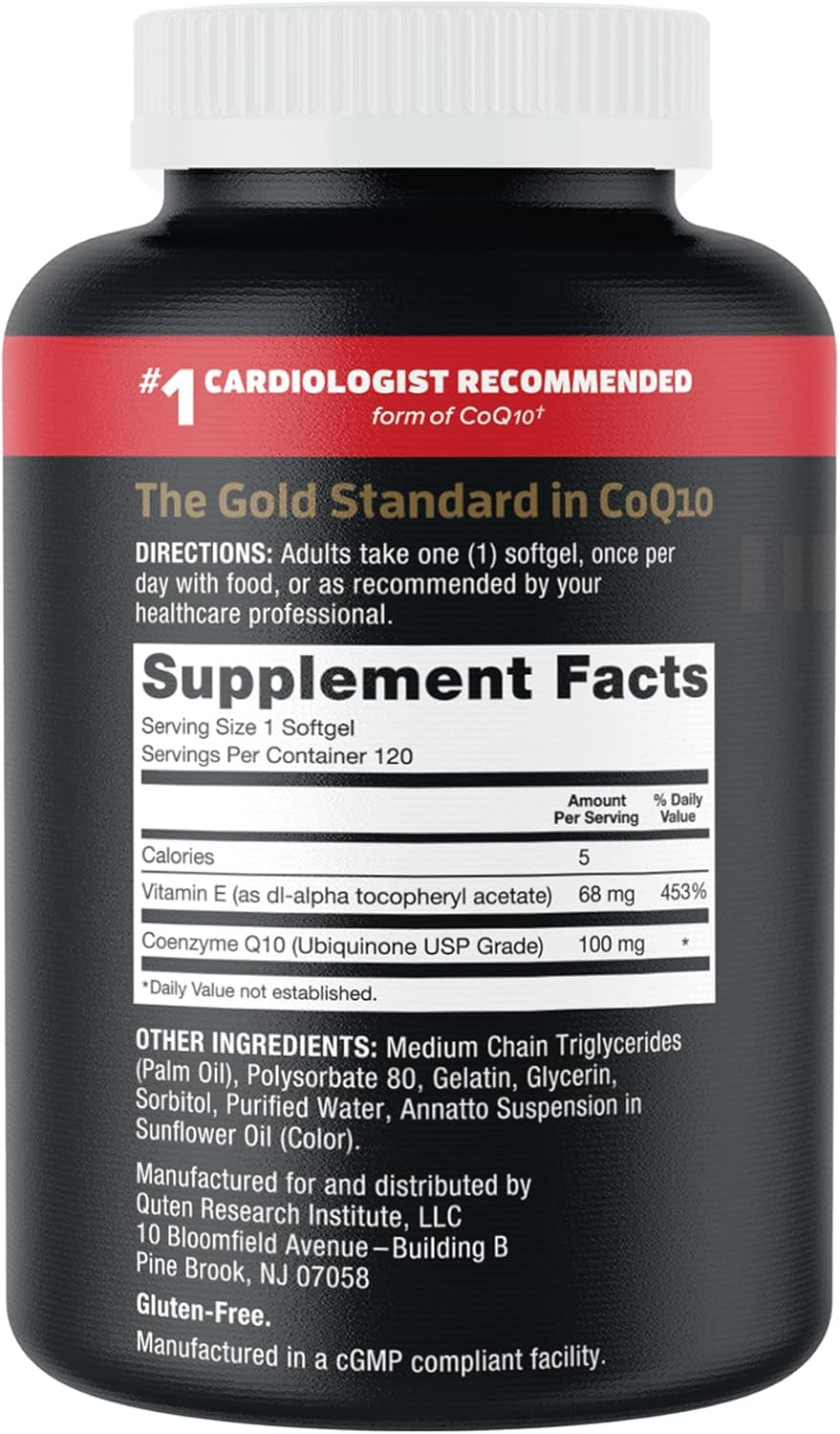 Qunol Ultra CoQ10 100mg, 3x Better Absorption