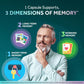 NEURIVA Memory 3D Brain Supplement - Nootropic Capsules for Memory