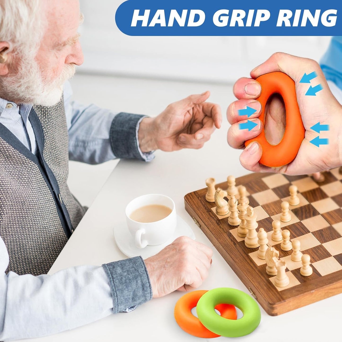 Grip Strength Trainer (8 Pack)