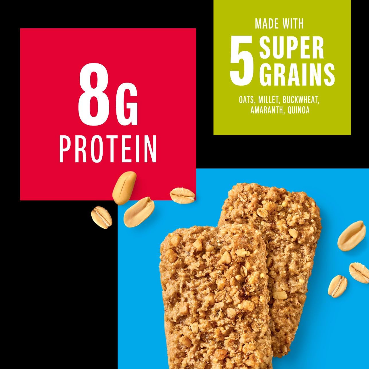 KIND Breakfast Protein Bars, Caramel Peanut, 8G Protein, 6 Count