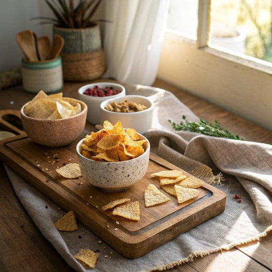 Nutrition Game Day Tortilla Style Protein Chips Variety Pack, Buffalo Ranch, Salsa Verde, Loaded Taco (4 of Each)