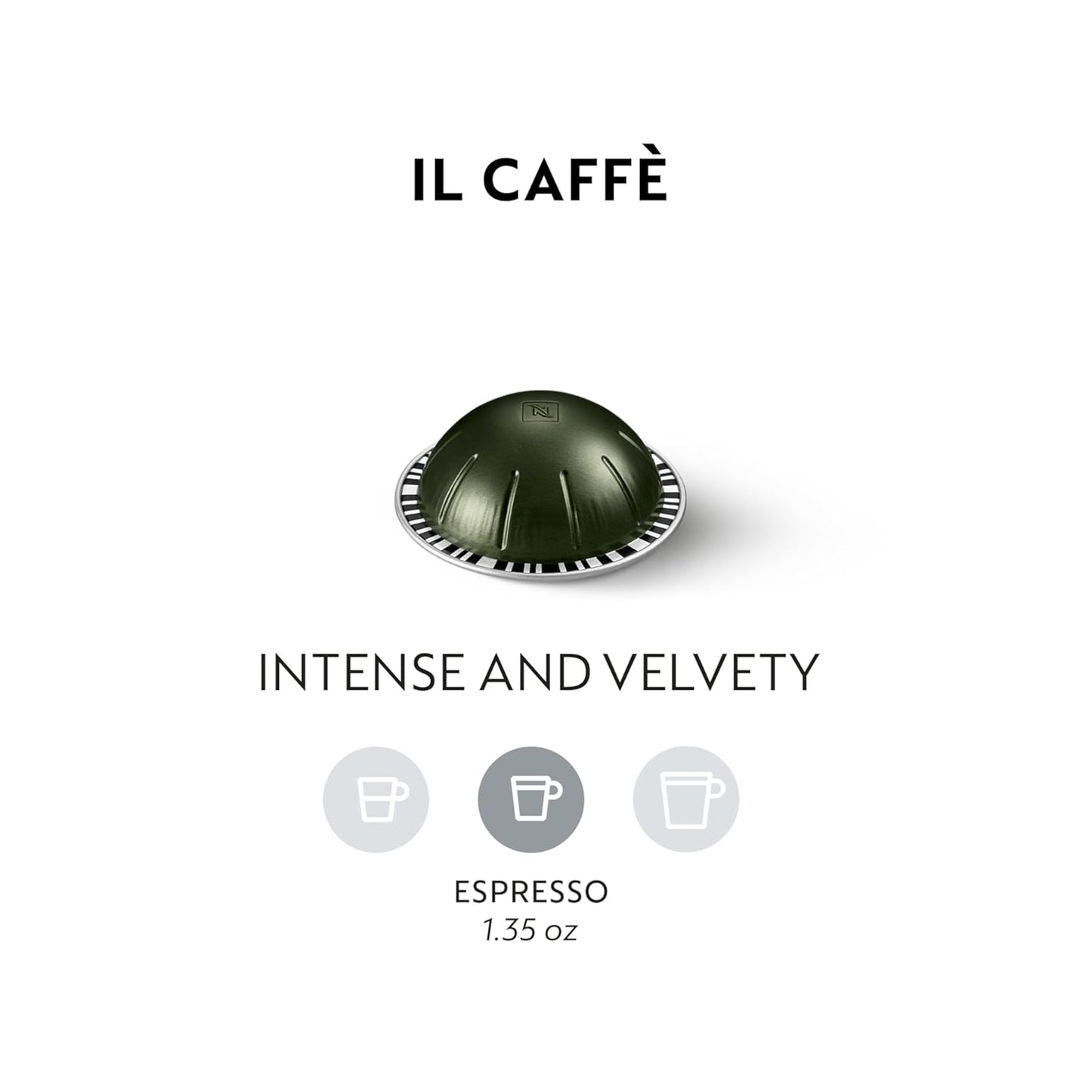Nespresso Capsules Vertuo, Il Caffe, Brews 1.35 oz.