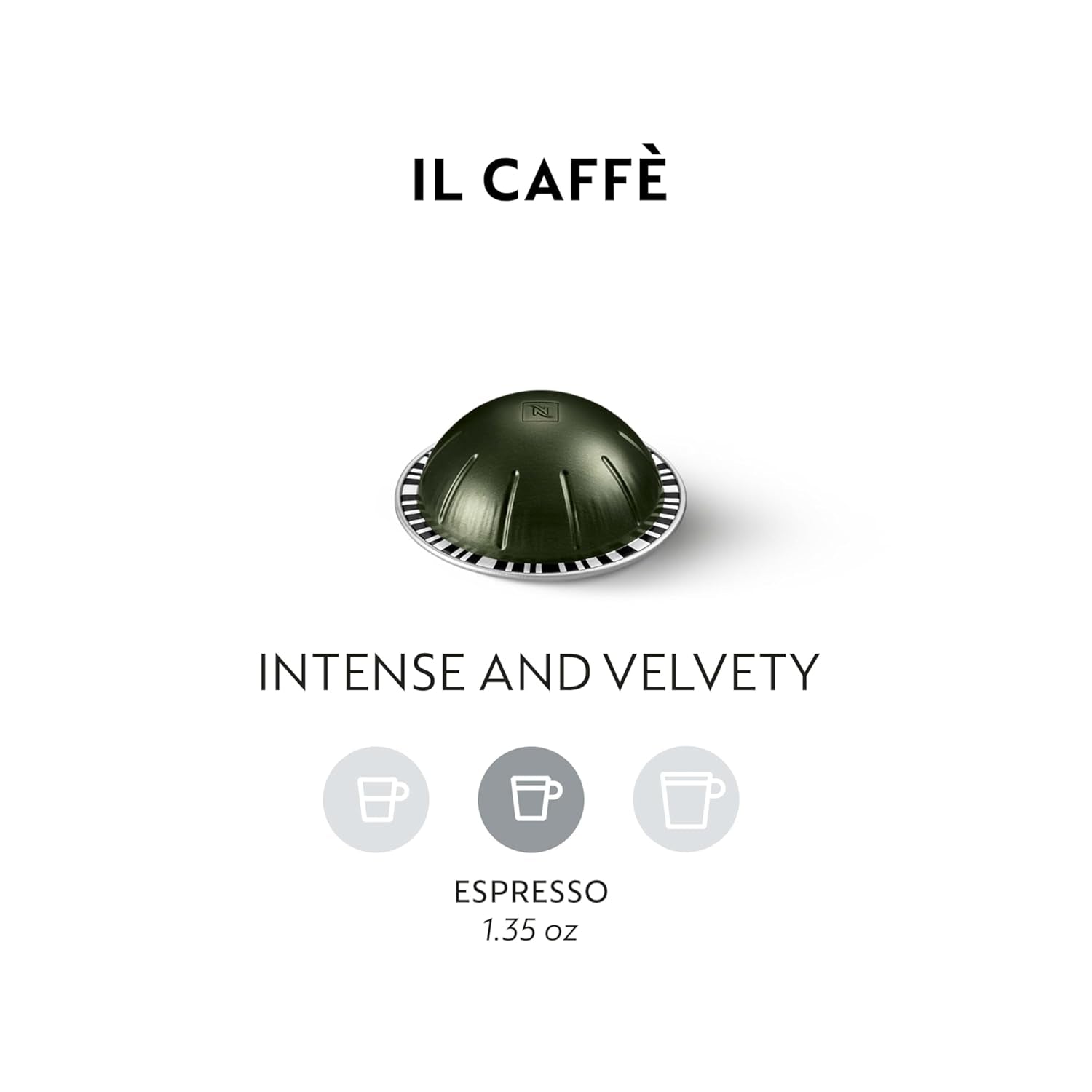 Nespresso Capsules Vertuo, Il Caffe, Brews 1.35 oz.