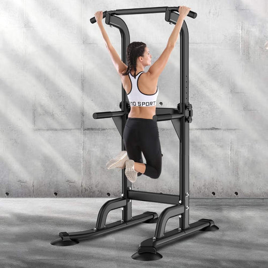 Power Tower Dip Station Pull up Bar for Home Gym