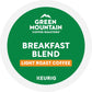 Green Mountain Coffee Roasters Breakfast Blend Single-Serve Keurig K-Cup Pods