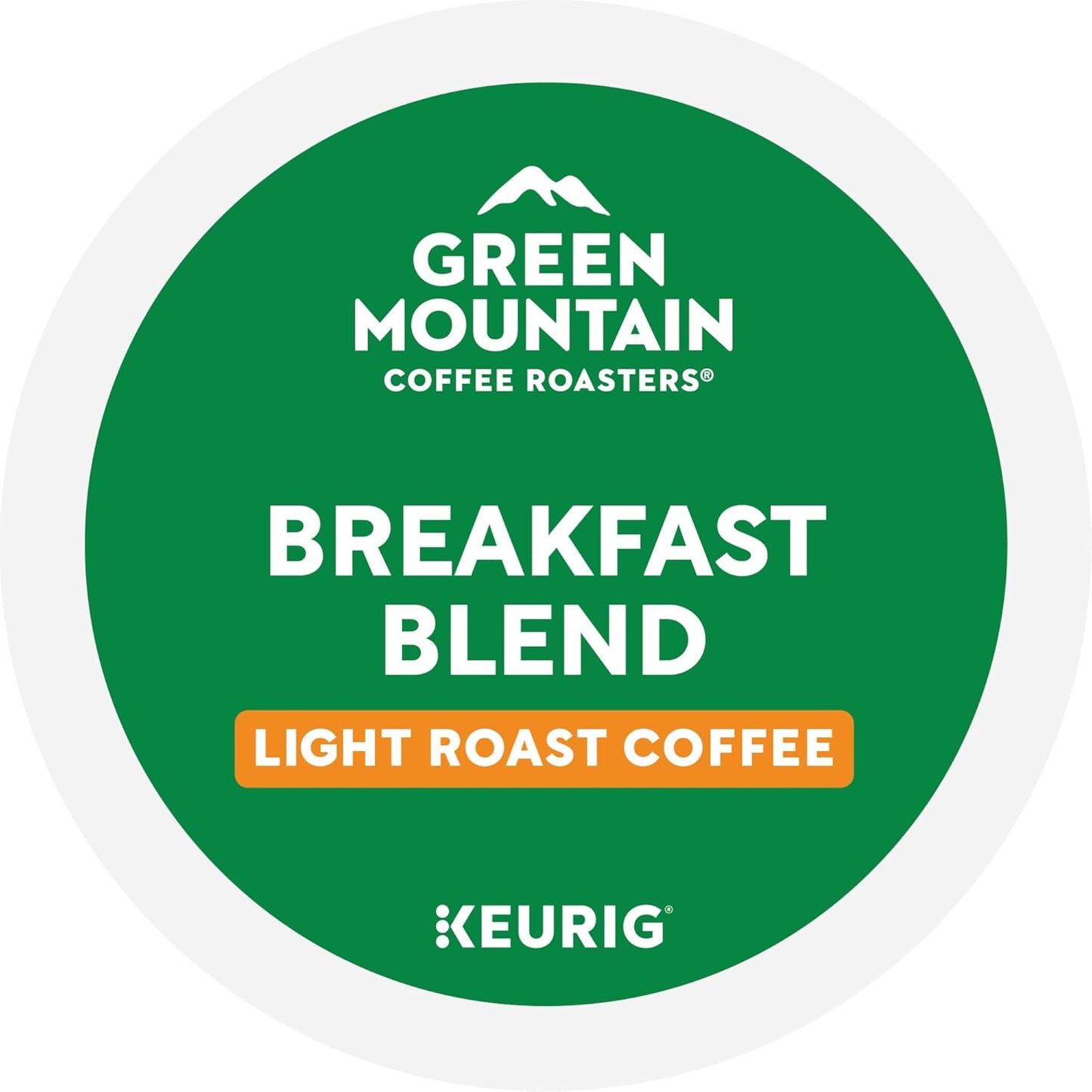 Green Mountain Coffee Roasters Breakfast Blend Single-Serve Keurig K-Cup Pods