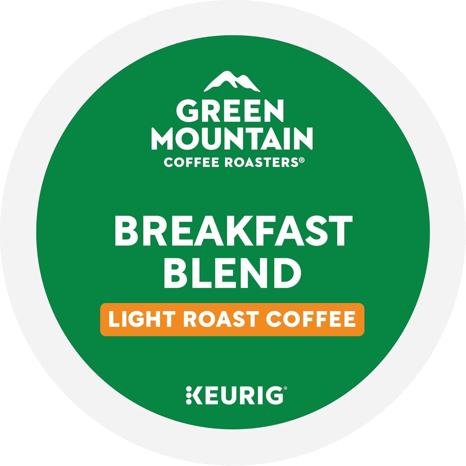 Green Mountain Coffee Roasters Breakfast Blend Single-Serve Keurig K-Cup Pods