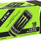 Monster Energy Zero Sugar Drink, Green, Original, 16 Ounce (Pack of 15)