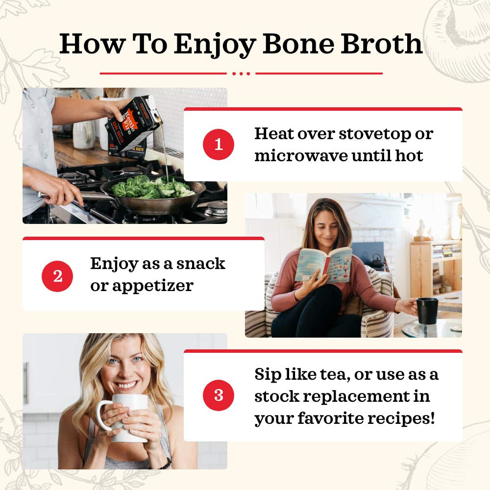 Chicken Bone Broth Soup by Kettle and Fire, Pack of 6