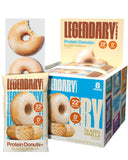 Protein Donuts - 22G Protein, Glazed Vanilla, Zero Sugar Snack - 8 Pack with Two Donuts per Pack