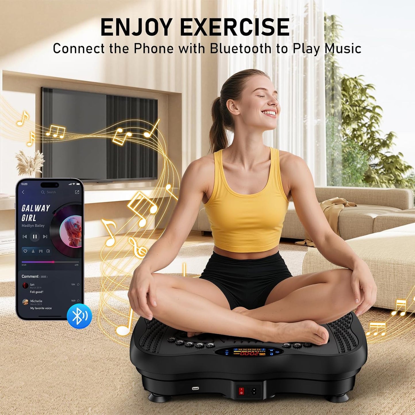 GLYLF Vibration Plate Exercise Machine