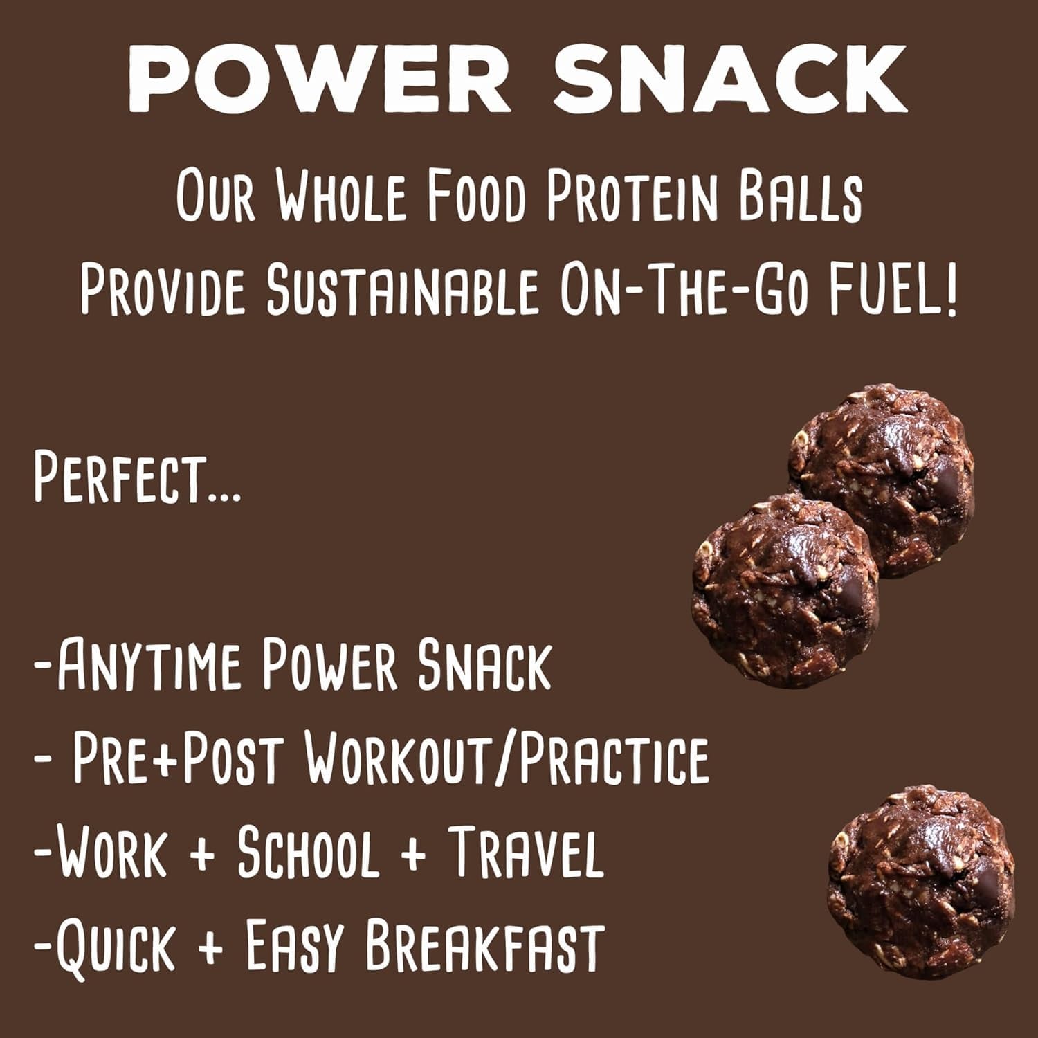 simplyFUEL Whole-Food Protein Balls (Brownie Blast)