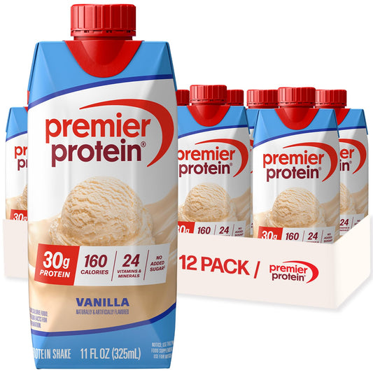 Premier Protein Shake, Vanilla, 30G Protein, 12 Pack