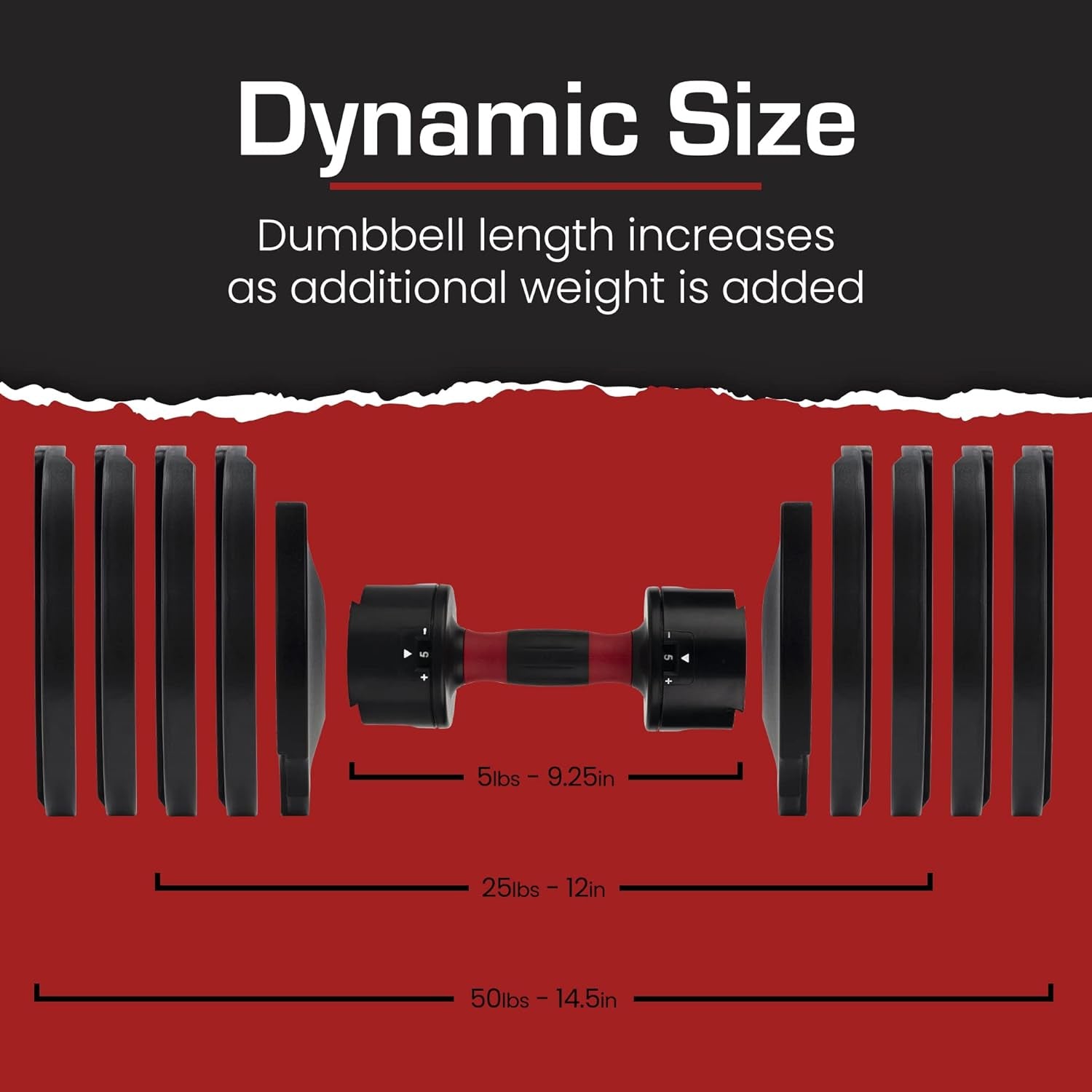 Core Fitness Adjustable Dumbbell Weight Set