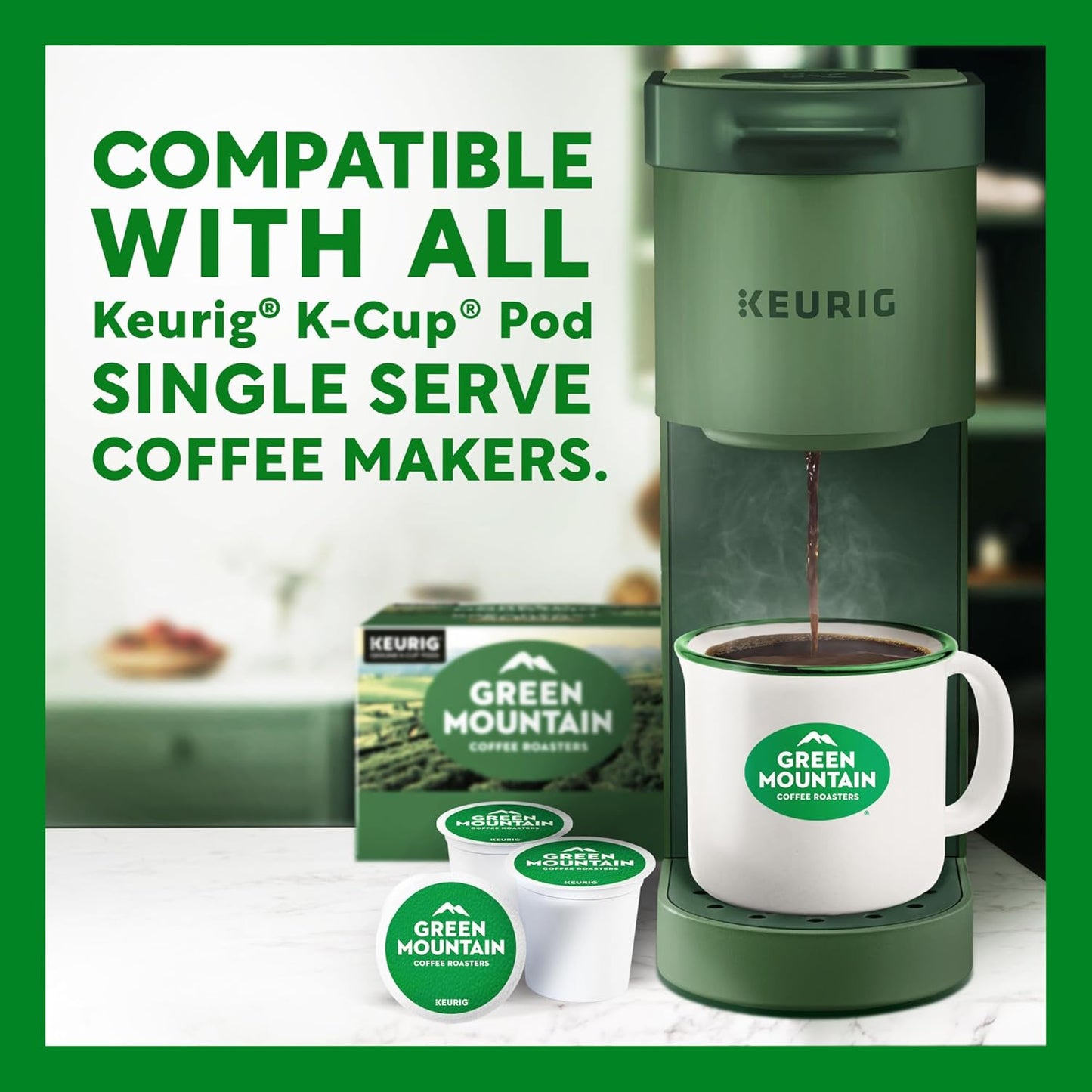 Green Mountain Coffee Roasters Breakfast Blend Single-Serve Keurig K-Cup Pods