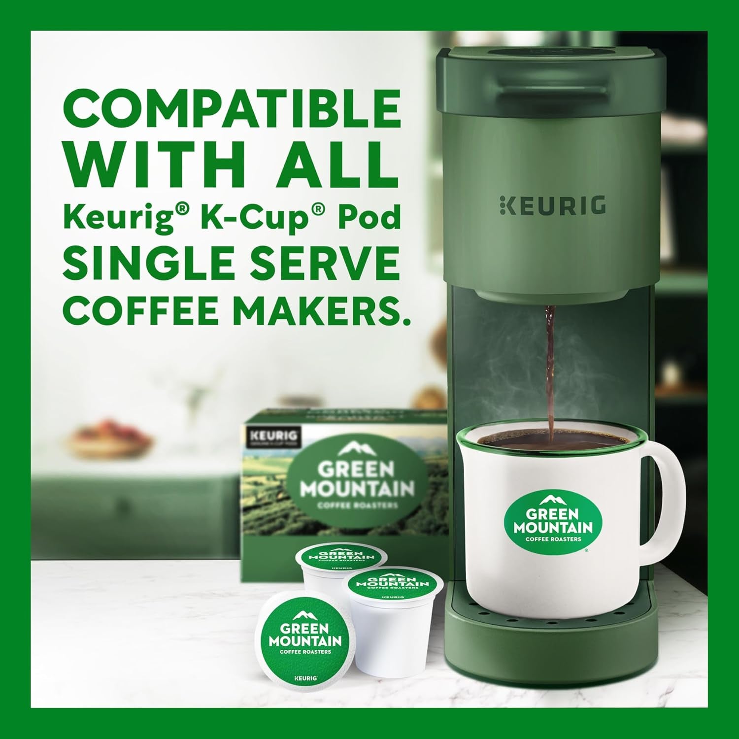 Green Mountain Coffee Roasters Breakfast Blend Single-Serve Keurig K-Cup Pods