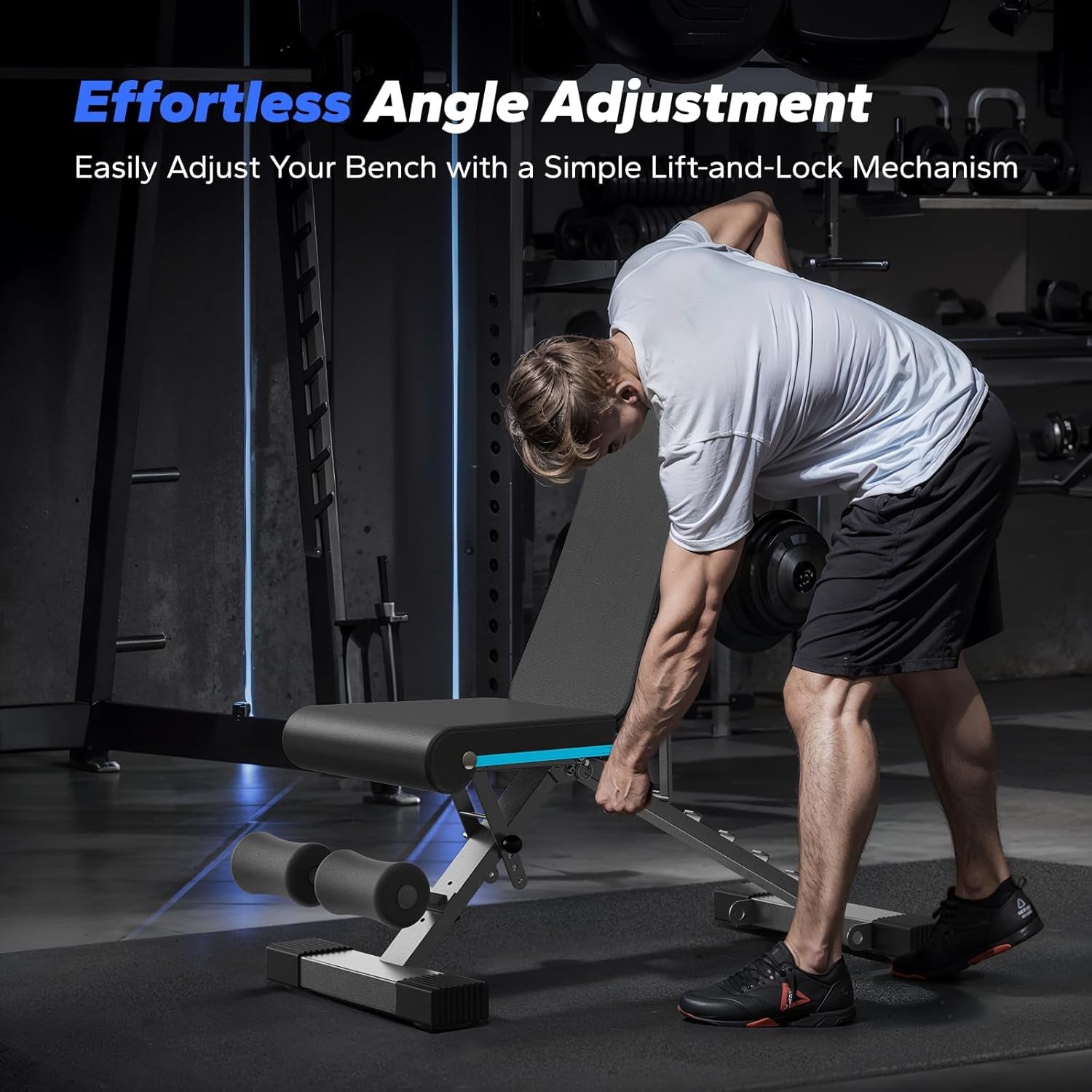 MERACH Foldable Adjustable Weight Bench