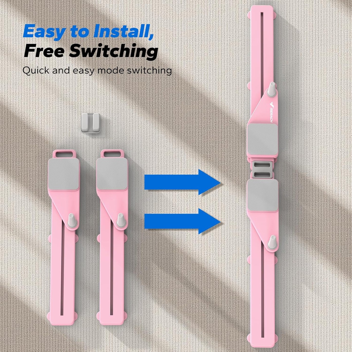 MERACH Pilates Board with Multifunctional Abdominal Plate