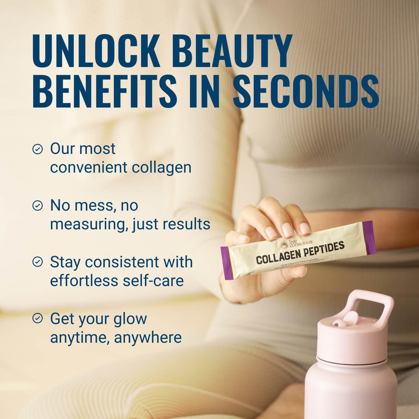 Live Conscious Collagen Peptides Powder