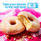 Protein Donuts - 22G Protein, Glazed Vanilla, Zero Sugar Snack - 8 Pack with Two Donuts per Pack