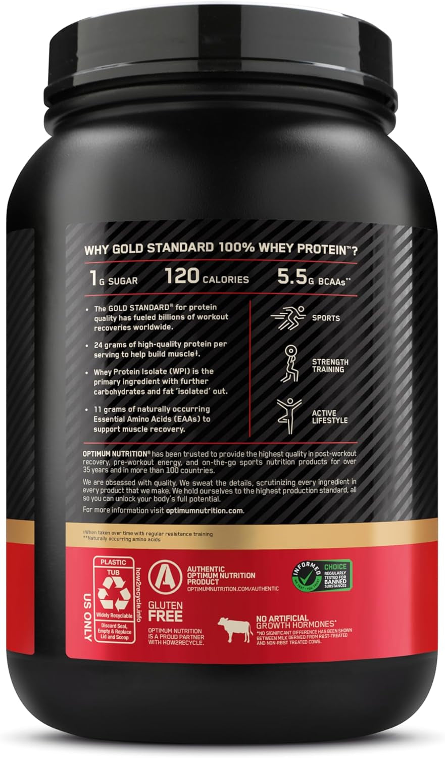 Optimum Nutrition Gold Standard 100% Whey Protein Powder