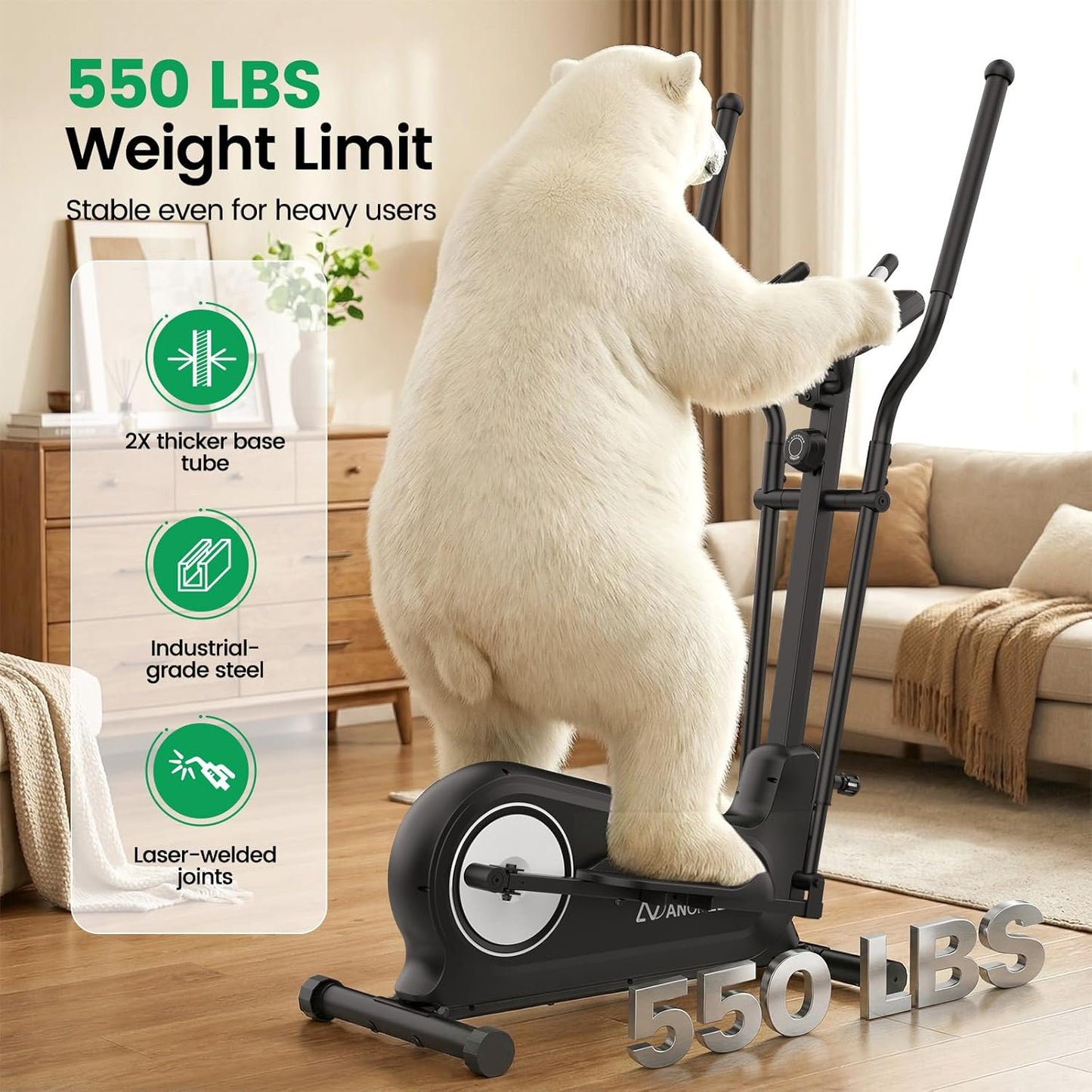 ANCHEER Elliptical Exercise Machine
