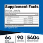 Nutricost BCAA Powder 2:1:1 (90 Servings, No Flavor Added)