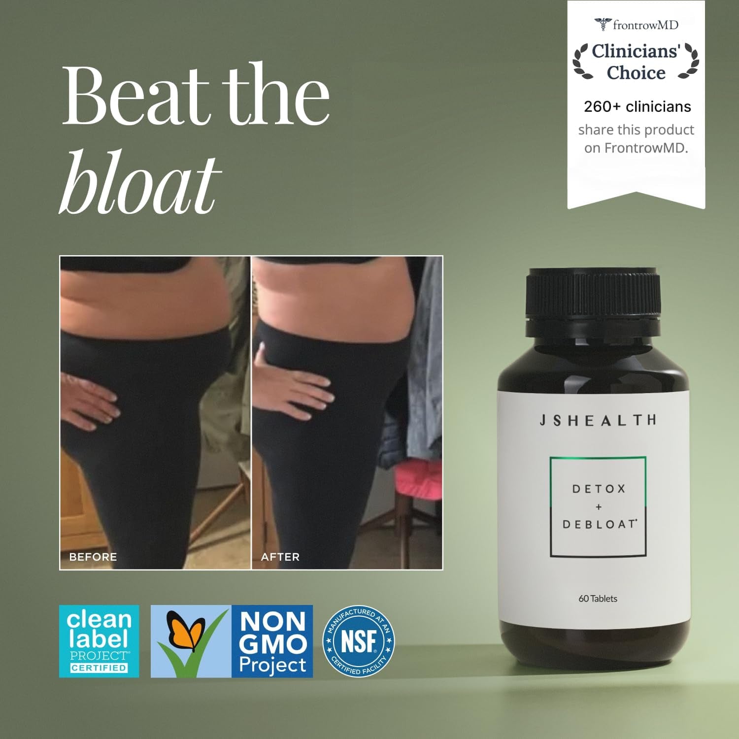 JSHealth Detox + Debloat. Bloating Relief for Women