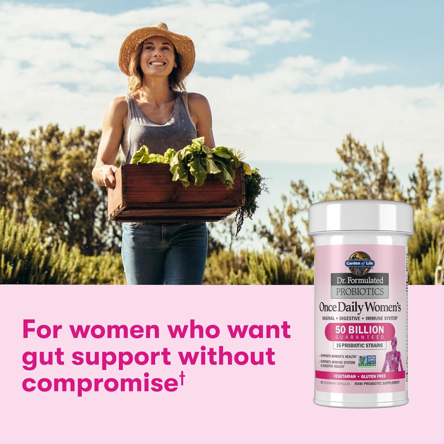 Garden of Life Once Daily Dr. Formulated Probiotics for Women