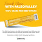 Paleovalley 100% Grass Fed Teriyaki Beef Sticks - Delicious Gluten Free Beef Snack
