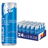 Red Bull Sea Blue Edition Energy Drink, Juneberry, 12 Fl oz, Pack of 24 Cans