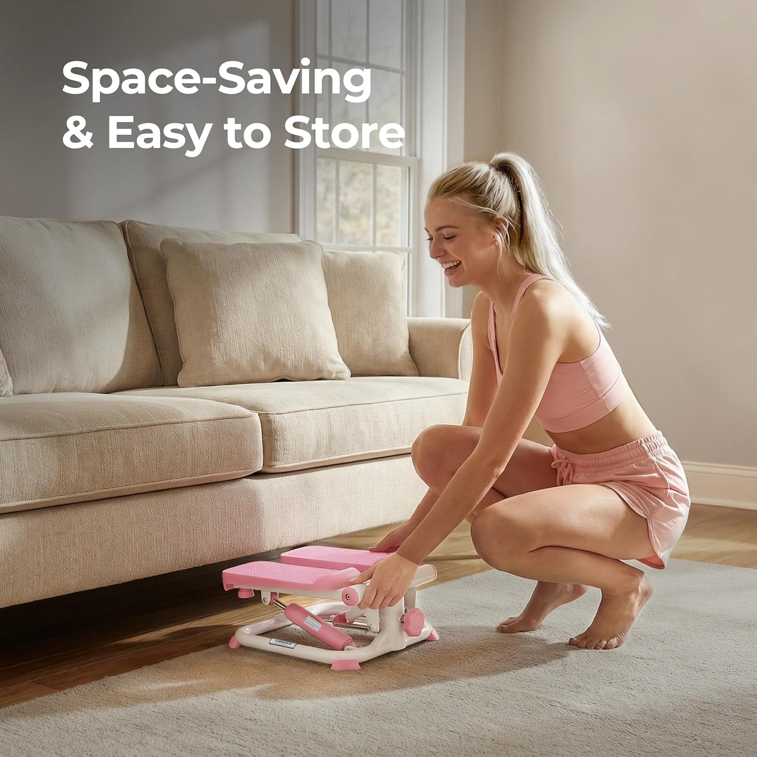 Sunny Health & Fitness Mini Steppers for Exercise at Home