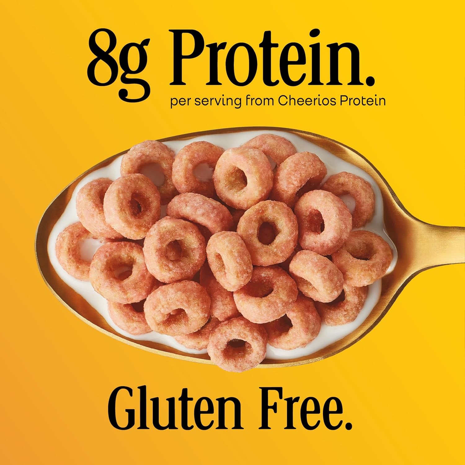 Cheerios Protein Cereal, Strawberry, 8G Protein, Family Size, 15 oz