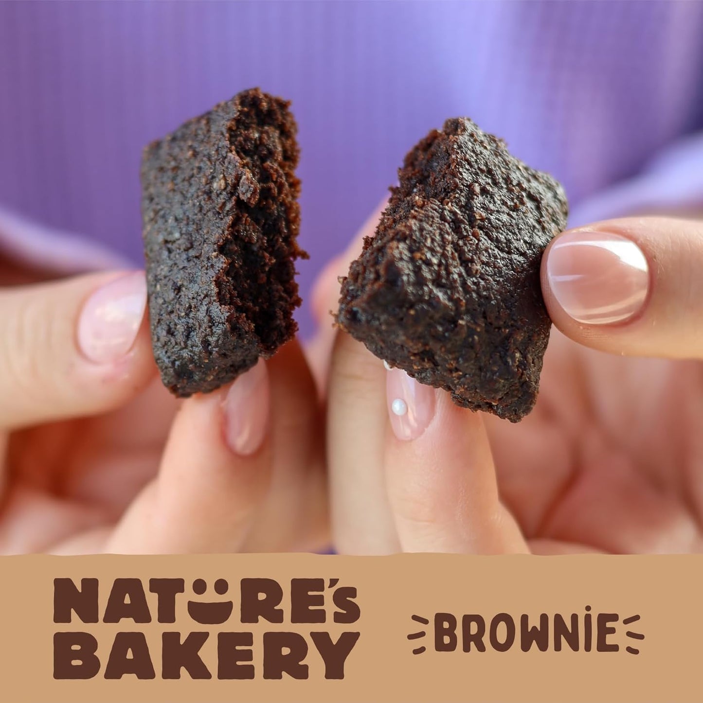 Nature’S Bakery Double Chocolate Brownie Bars, Whole Grains, Dates, and Cocoa, Plant Based, Dairy-Free, Snack Bar, Box of 12 Twin Packs