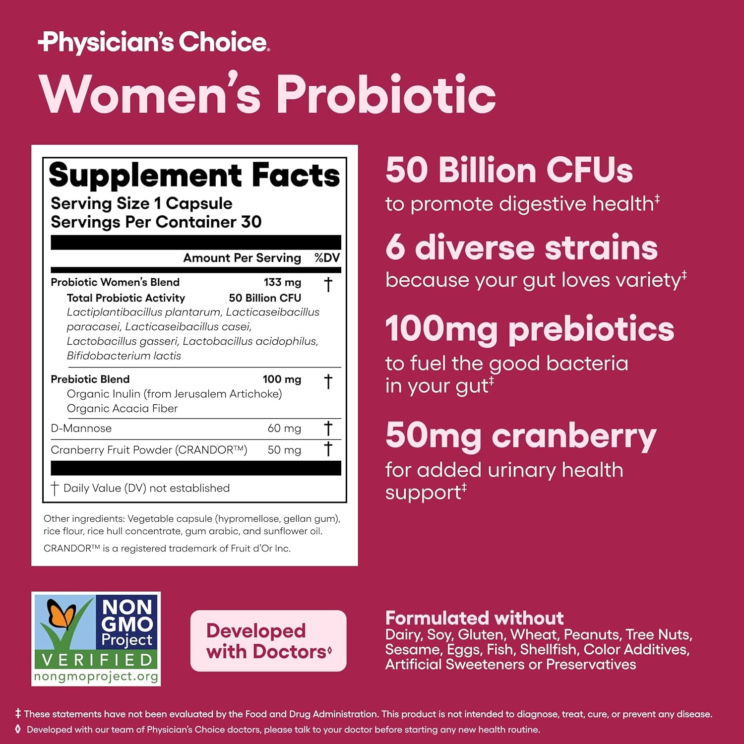 Physician's CHOICE Probiotics for Women
