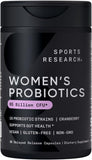 Sports Research® Women'S Probiotics 65 Billion CFU W/Cranberry, 30 Count