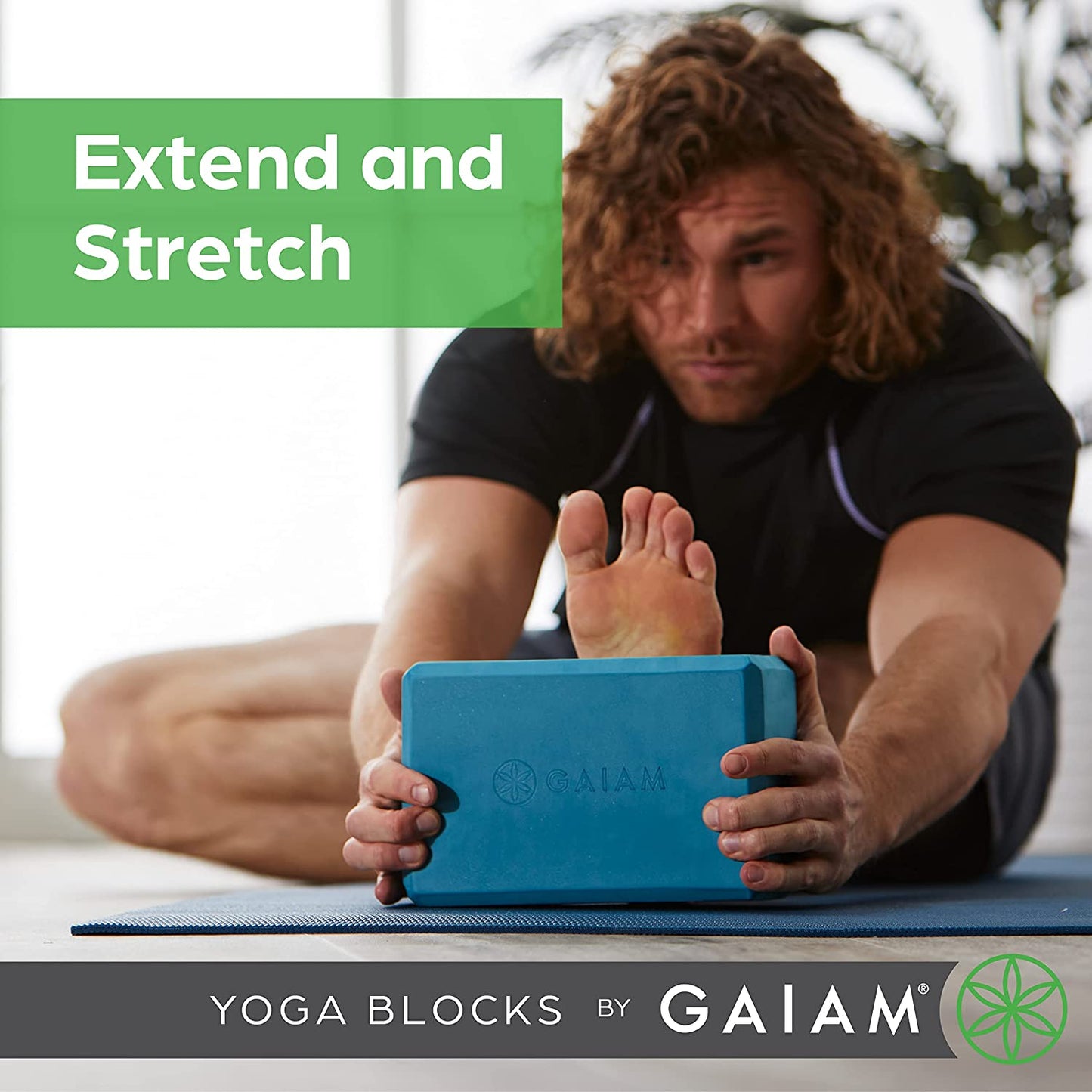 Gaiam Yoga Block - Supportive Latex-Free Eva Foam