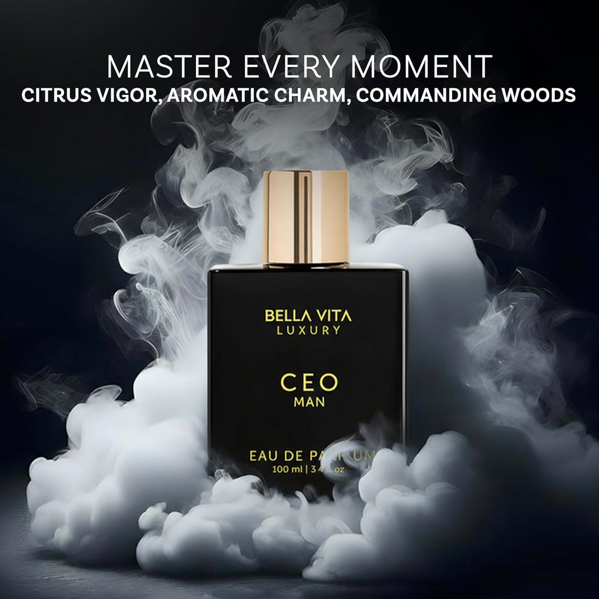 Bellavita Luxury CEO Man Eau De Parfum for Men, 3.4 Fl Oz (100 Ml)