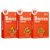 Banza Gluten-Free Chickpea Pasta, Variety Pack 20G Protein (Pack of 6)