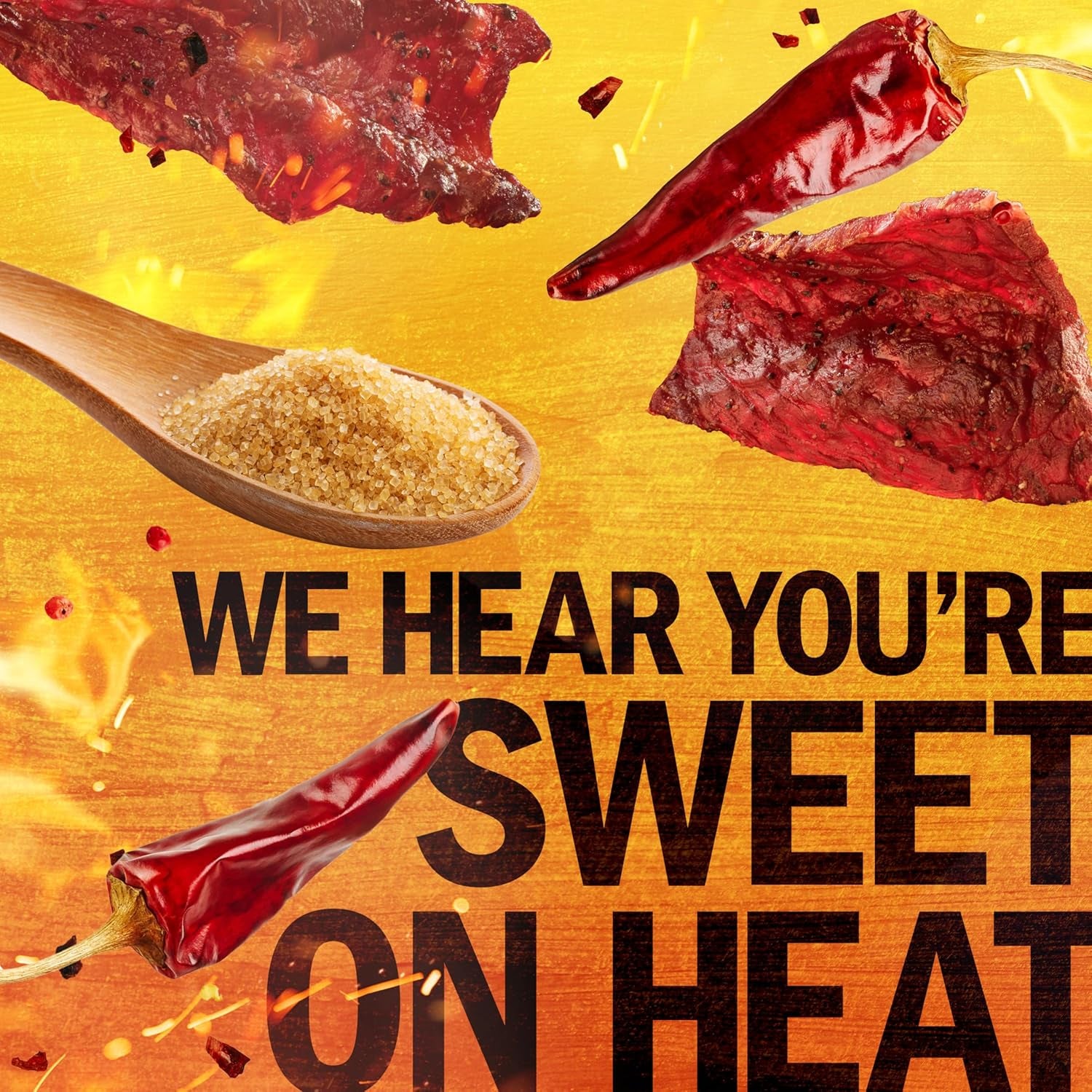 Jack Link's Beef Jerky Half Pounder - Sweet & Hot - 100% Real Beef