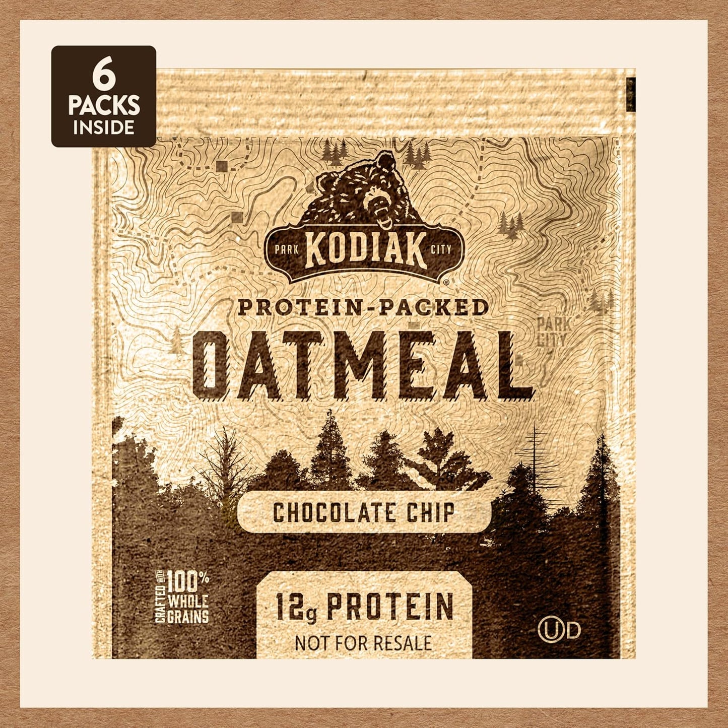 Kodiak Instant Oatmeal Packets, Chocolate Chip, High Protein (36 Packets Total)