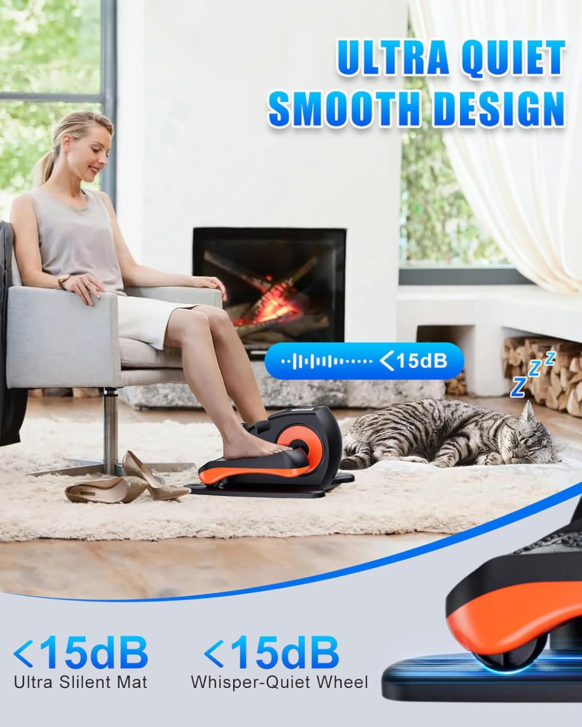 Putnen Under Desk Elliptical Machine