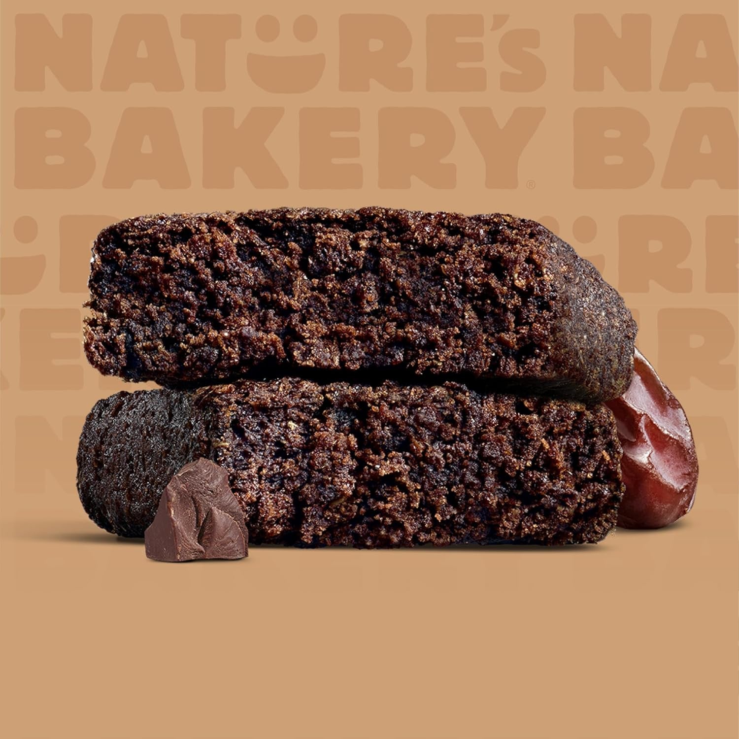 Nature’S Bakery Double Chocolate Brownie Bars, Whole Grains, Dates, and Cocoa, Plant Based, Dairy-Free, Snack Bar, Box of 12 Twin Packs