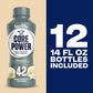 Core Power Elite High Protein Shake, Vanilla, 42G Bottle, 14Oz, 12 Pack