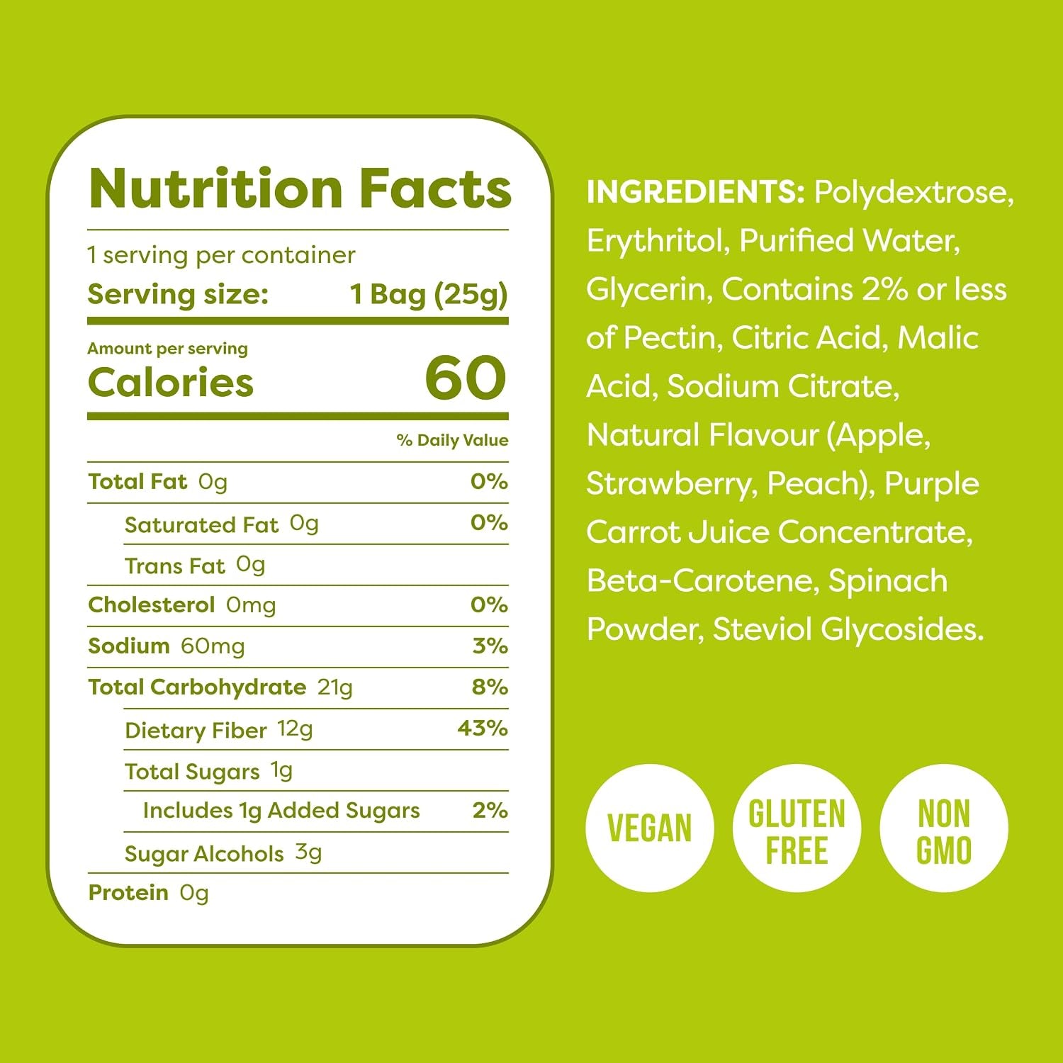 Kiss My Keto Sour Sugar Free Gummy Bears, 8-Pack