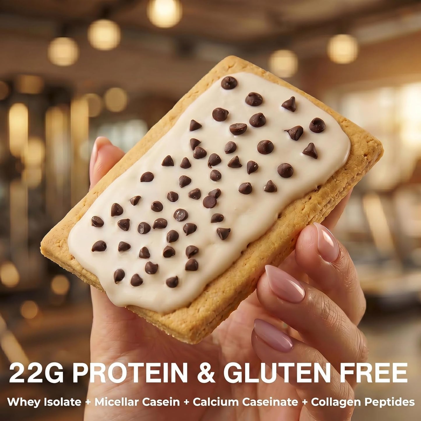 Legendary Foods 22g Protein Pastry 0g Added Sugar, 8 Pack Campfire S'Mores