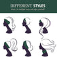Gili 2 Pack Wide Headbands for Women Boho African Knotted Non Slip Fashion Hair Bands Yoga Running Sports Workout Gym Head Wraps Elastic Soft Cotton Cloth Turbans Bandana for Girls (Dark Green, Teal)